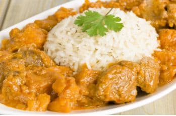 Riz sauce arachide